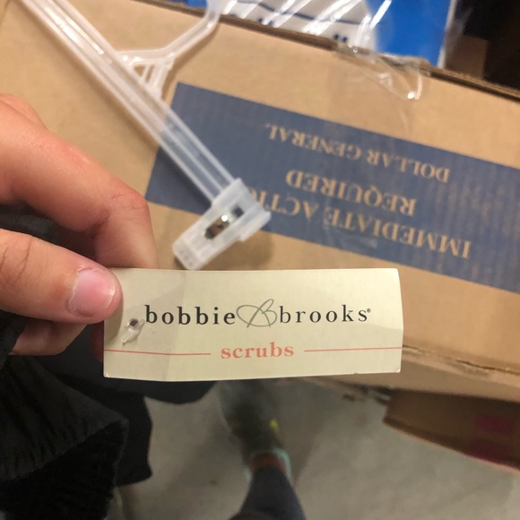 Bobbie Brooks Black Scrub Pants 